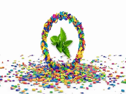 Shoot Sugar Eat Mint Stock Footage 80282687