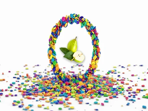 Shoot Sugar Eat Pear 스톡 동영상 80287664