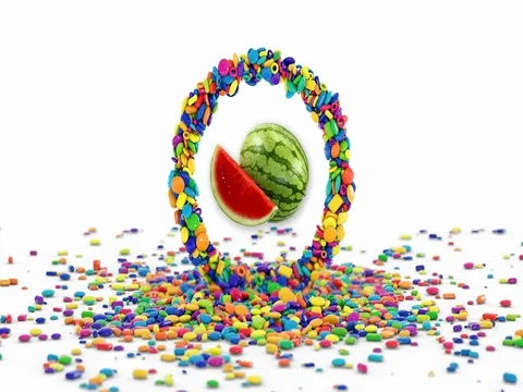Shoot Sugar Eat Watermelon Stock Footage 80295330