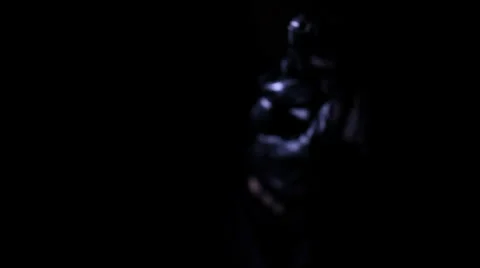 Shooter in the Darkness Stock Footage 23726484