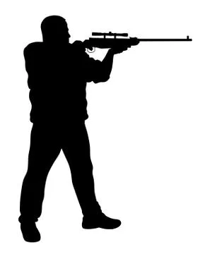 Shooter Stock Illustration
