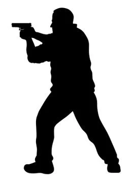 Shooter Stock Illustration