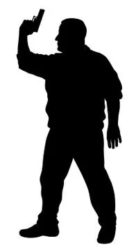 Shooter Stock Illustration