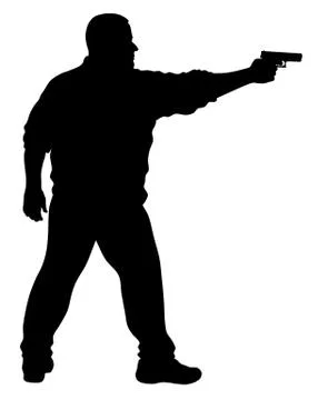 Shooter Stock Illustration