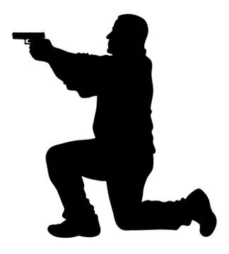 Shooter Stock Illustration