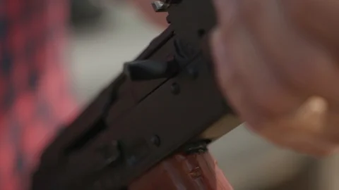 Shooting from AK Stock Footage 117829173