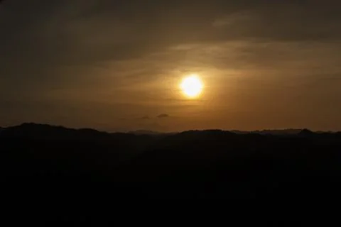 Shooting back light-3 Stock Photos