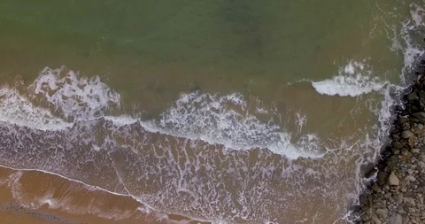 Shooting the beach with sea views Stock Footage 90802378