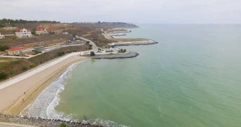 Shooting the beach with sea views Video stock 90803654