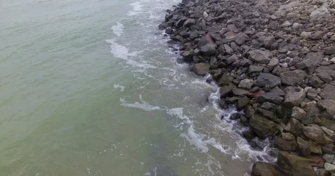 Shooting the beach with sea views Video stock 90803900