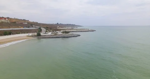 Shooting the beach with sea views Video stock 90899595