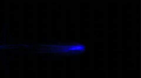 Shooting blue fireball Stock Footage 861408