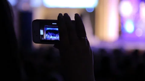 Shooting  camera phone holiday Stock Footage 45289053