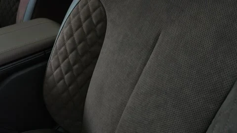 Shooting a car interior in a dark studio, no one around, camera moving slowly Stock Footage 280224712