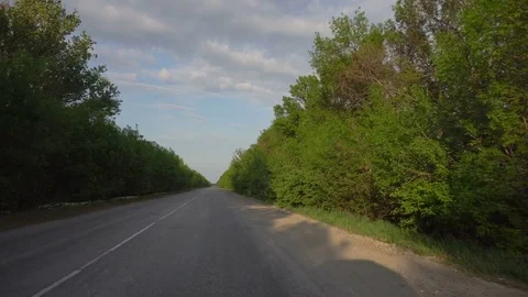 Shooting from a car window Video stock 76561227