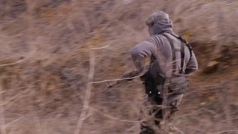 Shooting competition outdoors 動画素材 86218442