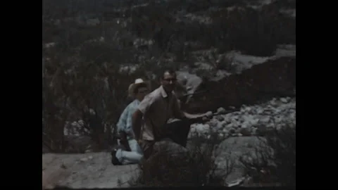 Shooting With Dad 1957 Stock Footage 145983834