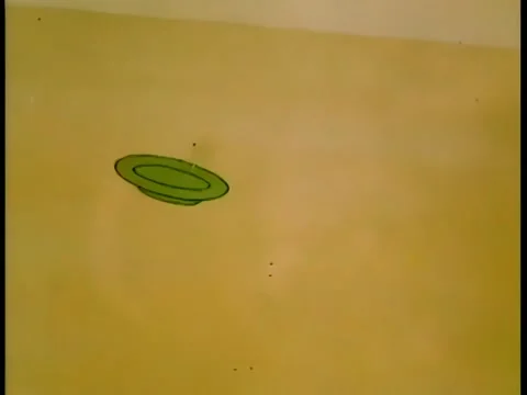 Shooting dinner plates with arrows Stock Footage 261022369