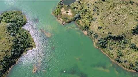 Shooting from a drone dji Stock Footage 229405253