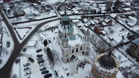 Shooting from a drone Foto stock