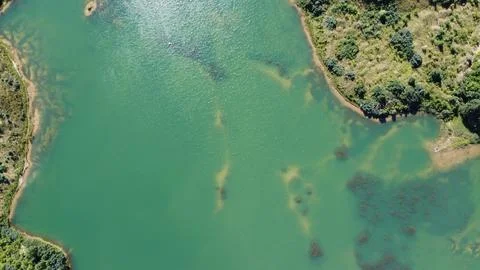 Shooting from a drone Foto stock