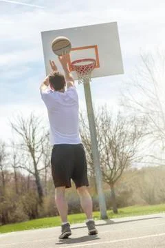Shooting Free Throws Stock Photos