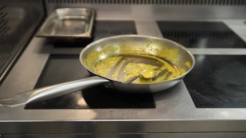 Shooting of a frying pan Stock Footage 231856814