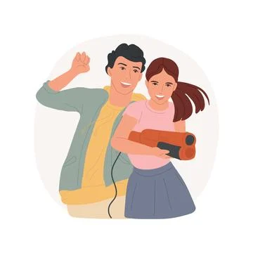 Shooting game isolated cartoon vector illustration. Stock Illustration