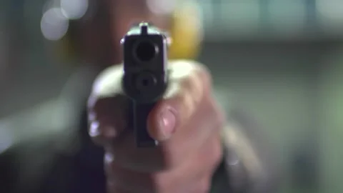 Shooting From A Gun, Close Up 스톡 동영상 170243669