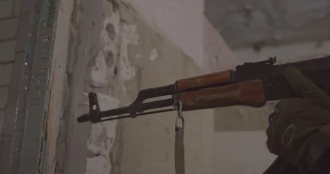 Shooting guns Stock Footage 85731420