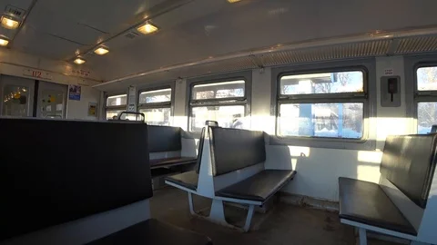 Shooting inside the train Stock Footage 88710817