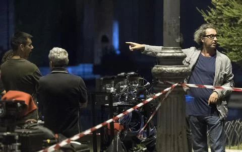 Shooting of Italian director Paolo Sorrentino's new movie Loro, Rome, Italy - 23 Stock Photos