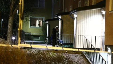 Shooting, Linköping, Sweden Stock Footage 232120664