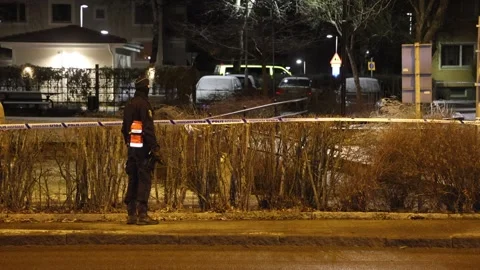 Shooting, Linköping, Sweden Stock Footage 232120693