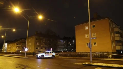 Shooting, Linköping, Sweden Stock Footage 232120713