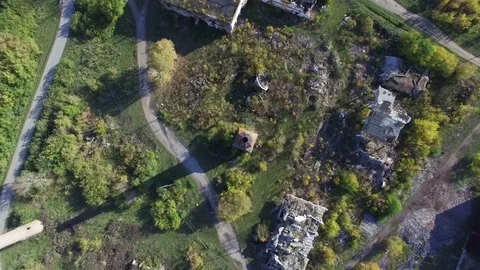 Shooting quadrocopters top view Video stock 71397115