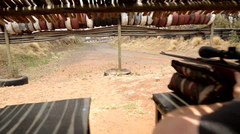 Shooting range 1 Stock Footage 59874217