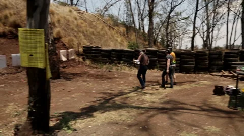 Shooting range 6 Stock Footage 59874244