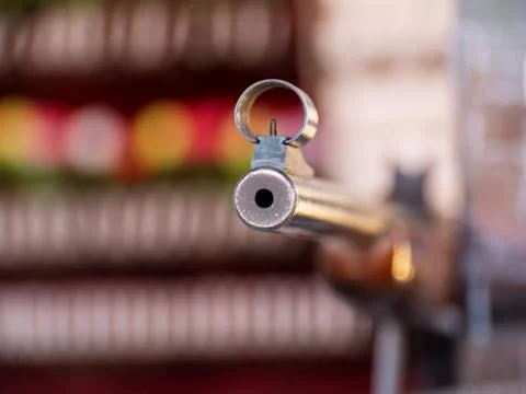 Shooting Range at the Fair: A Close-Up Perspective Фото