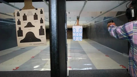 Shooting Range Stock Footage 41304196