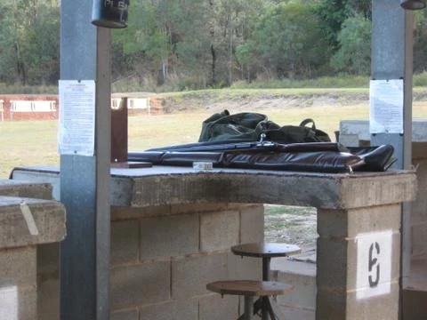 Shooting Range Foto stock