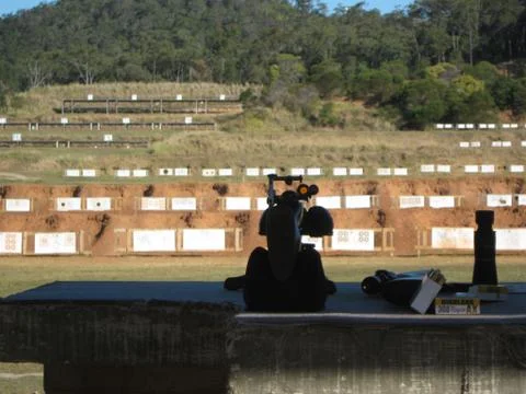 Shooting Range Foto stock
