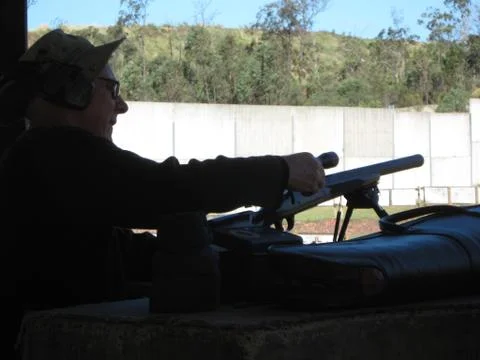 Shooting Range Foto stock