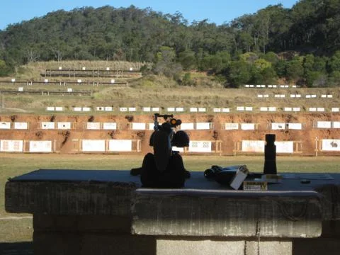 Shooting Range Foto stock