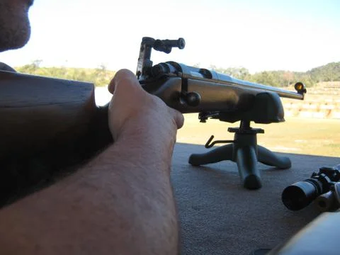 Shooting Range Foto stock