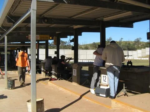 Shooting Range Foto stock