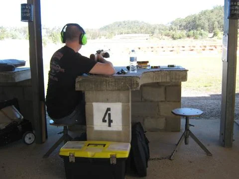 Shooting Range Foto stock