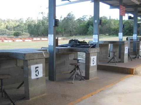 Shooting Range Foto stock