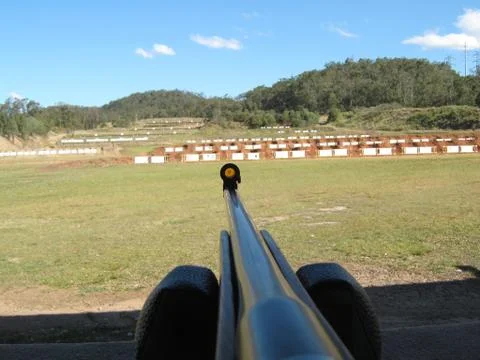 Shooting Range Foto stock