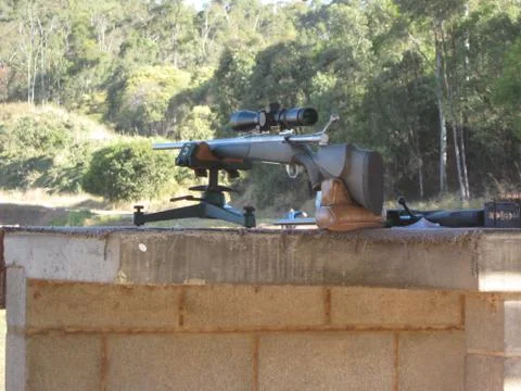 Shooting Range Foto stock